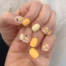 Anchoring the kitchen is a yellow quartz countertop and sink combo. My Desires Yellow Nail Arts Facebook