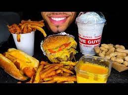 (five guys burgers and fries). Asmr Five Guys Burgers Cajun Fries Oreo Milkshake Cheese Hot Dog Jalapeno Burger Mukbang Eating Show Youtube Five Guy Burgers Oreo Milkshake Jalapeno Burger