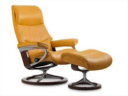 The result is a perfect combination of functionality and design with instant comfort. Stressless View Large Leather Recliner Ottoman Best Price Online