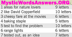 Seven letter words, won't just boost your confidence but it will buzzcut those grizzly enemies of yours! Cheesy Fare At The Movies 6 Letters 7 Little Words