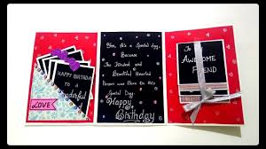Diy Creative Handmade Birthday Card Ideas For Boyfriend Beautiful Handmade Greeting Card Idea For Birthday Diy Birthday Card I In 2020 Special Birthday Cards Birthday Greeting Cards Best Friend Birthday Cards