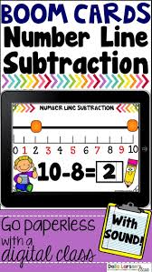 Boom Cards Number Line Addition And Subtraction Distance Learning Google Classroom Kindergarten Google Classroom Elementary Google Classroom