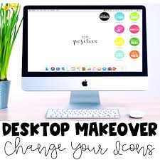 The icons are only visible via a program like paint, internet explorer, or photos. How To Change Your Desktop Icons The Social Emotional Teacher