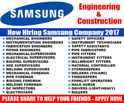 Latest Engineering Job Vacancies At Samsung Engineering Jobs Engineering Job