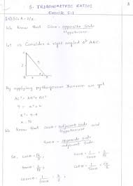 Rd Sharma Class 10 Solutions Chapter 5 Trigonometric Ratios
