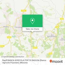 Visualizza indirizzo, numero di telefono, cap, mappa, indicazioni stradali e altre informazioni utili per banca agricola popolare di ragusa in tremestieri su paginebianche. How To Get To Bapr Banca Agricola Pop Di Ragusa Banca Agricola Popolare In Viagrande By Bus Or Metro Moovit