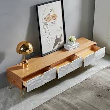 See more ideas about white tv stands are you tired of observing your grandma style #tvstands in your #home? 71 Inch Modern Tv Stand White Gold Media Console With 3 Drawer