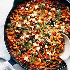 Greek Baked Orzo Pinch Of Yum Recipe Kale Recipes Greek Recipes Orzo Recipes