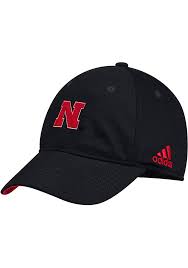 Adidas Nebraska Cornhuskers Mens Black 2018 Sideline Slouch Flex Hat 14857863