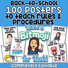 100 Back To School Bitmoji Rules And Procedures Powerpoint Cassi Noack Classroom Rules Memes Classroom Rules Teaching Procedures