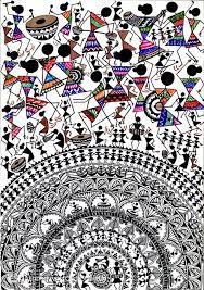 Mandalaart art abstract mandalas digitalart pattern mandalaartwork drawing geometry kaleidoscope. Print Warli Mandala Art Tinartylilthings Paintings Prints Abstract Other Abstract Artpal