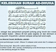 Itulah qur'an surat ad duha. Kelebihan Surah Ad Dhuha