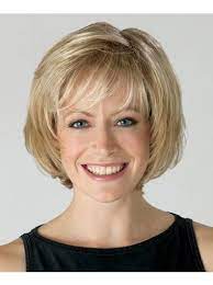 Affordable Blonde Wavy Chin Length Bob Wigs Bob Hairstyles For Fine Hair Chin Length Hair Short Hair With Layers