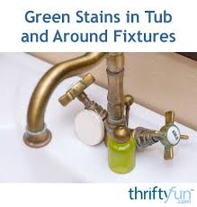 Shiny copper piping in the home can be a gorgeous feature — with a bit of regular tlc, that is. Green Stains In Tub And Around Fixtures How To Clean Brass Copper Faucet Clean Rust Stains