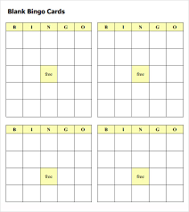 Choose fonts, colors, and other decorative design elements to add to your bingo cards. Free 8 Blank Bingo Samples In Pdf Ms Word