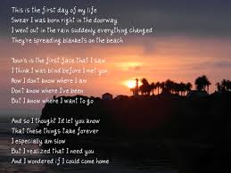 It S The First Day Of The Rest Of Your Life First Day Of My Life Bright Eyes Day Of My Life Bright Eyes Romantic Things