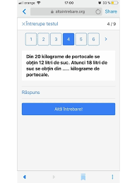 Calcul si rezolvare probleme de proportionalitate directa / inversa. Regula De 3 Simpla Va Rog Dau Maine Test 24p CoroniÈ›a Brainly Ro