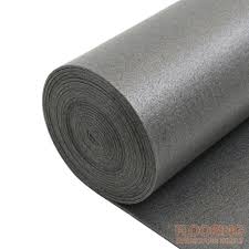 The underlayment comes in long rolls and is a thin foam material; Qa Econolay 6mm Value Pe Carpet Underlay 14 4m2 Roll Flooring Warehouse Direct