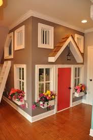 We are missing the playhouse that we created in our last house (which i still haven't really shown you finished yet, but i will, here are some of the posts though: Indoor Playhouse Kids Design Ideas Pictures Remodel And Decor Play Houses Dream Rooms Awesome Bedrooms