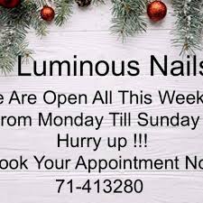 Exactly, you will see every day how many more days until christmas 2019. Luminous Nails Nail Beauty Salon