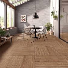 Ceramic hardwood tiles are used to beautify residential and commercial spaces, be it the kitchen backdrop or the exterior walls of the building. Bathroom Floor Or Wall Brown Wood Look Ceramic Tile Longfavor