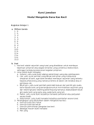 Maybe you would like to learn more about one of these? Soal Essay Tentang Kas Kecil Dan Jawabannya Menurut Silabus Masnurul