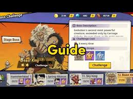 Boss Beast King Guide | One Punch Man The Strongest - YouTube