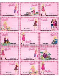 Barbie Cl01 Jpg 1206 1600 Kids Labels Barbie Birthday Party Barbie Party