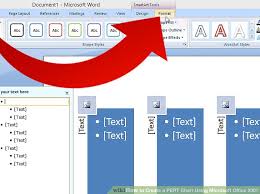 how to create a pert chart using microsoft office 2007 4 steps