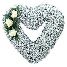Check spelling or type a new query. Hsw 05 Treasured Heart Shape Wreath Tfs Funeral Flowers Singapore