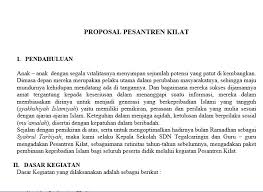 Seperti proposal acara sekolah, anda harus memberikan kepada kepala sekolah yang memiliki peran penting di sekolah, dengan tujuan agar mengetahui seluruh kegiatan. Contoh Proposal Pesantren Kilat Sanlat Untuk Sekolah Dasar Lapangan Pengetahuan