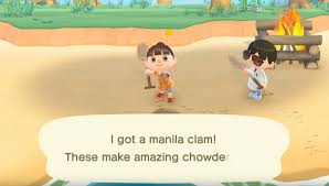 Tie a secure knot or two at the end. Manila Clam Animal Crossing Wiki Fandom