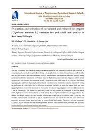 Pin On International Journal Of Agronomy And Agricultural Research Ijaar