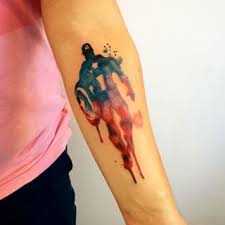 Maybe you would like to learn more about one of these? 31 Marvel Tattoos That Will Make You Want To Be A Superhero Marvel Tattoos Geek Tattoo Comic Tattoo