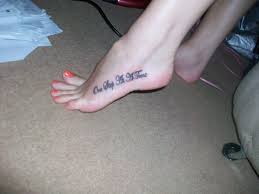 And there's a question emerging immediately after you get to know this piece of information: Foot Tattoo Designs For Women Quotes Quotesgram