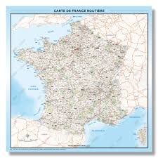 Promenez votre souris sur la carte pour voir apparaître les liens vers les bassins. Carte De France Routiere Affiche Grand Format 100x100cm