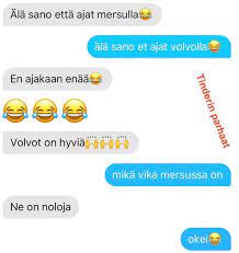 We did not find results for: Suomalaisten Mielipuoliset Tinder Keskustelut Jos Luet Niin Lue Omalla Vastuulla