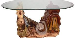 Choosing the perfect coffee table: Western Sculpture Coffee Table Rustic Coffe Table Decorating Coffee Tables Rustic Furniture