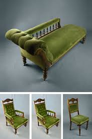 A combination of engineered wood and. Victorian Green Velvet Chaise Longue With Mahogany Frame The Classic Prop Hire Company