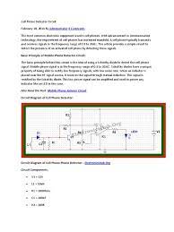It is also useful for. Cell Phone Detector Circuit Amplifier Bipolar Junction Transistor