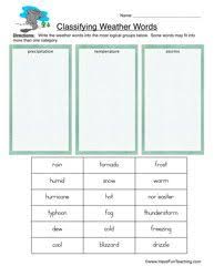 Resources Worksheets Weather Worksheets Have Fun Teaching Weather Words