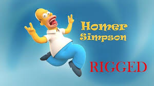 Homer Simpson Maya 3d Model Max C4d Obj 3ds Fbx Lwo Stl 3dexport Com By Mohammadmax Homer Simpson Character Rigging Homer
