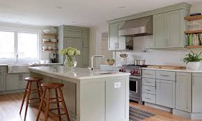 This green kitchen, which i cannot discover a genuine source for is amazing! Sage Green Kitchen Cabinets Design Ideas