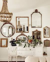 Place mirror behind flowers, accessories and vase. Decorating Walls With Mirrors Professional Tips To Know Decoholic