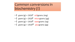 Common Conversions In Biochemistry I Ppt Video Online