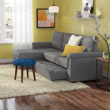 Kitchen utensils wooden settee loveseat sleepers. Latitude Run Theo 84 Wide Linen Reversible Sleeper Sofa Chaise Reviews Wayfair