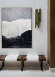 Abstract Black And White Landscape Painting Excited To Share The Latest Addition To My Etsy Shop Black And White Minimalist Canvas Art Large Original Abstract Art Abstract Landscape Painting Large Abstr