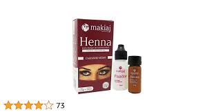HENNA PARA SOBRANCELHAS CASTANHO MÉDIO 1,5G MAKIAJ | Amazon.com.br
