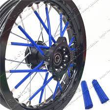 For Ktm Kawasaki Motocross Spoke Skins Wheel Rim Spoke Shrouds Covers For Motorcycle Dirt Pit Bike Crf Kxf Yz Kayo 12 14 17inch Pit Bike Wheel Rims Ktm