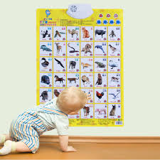Us 3 07 36 Off Sound Wall Chart Electronic Alphabet English Learning Machine Multifunction Preschool Toy Audio Digital Educational Toy Children In